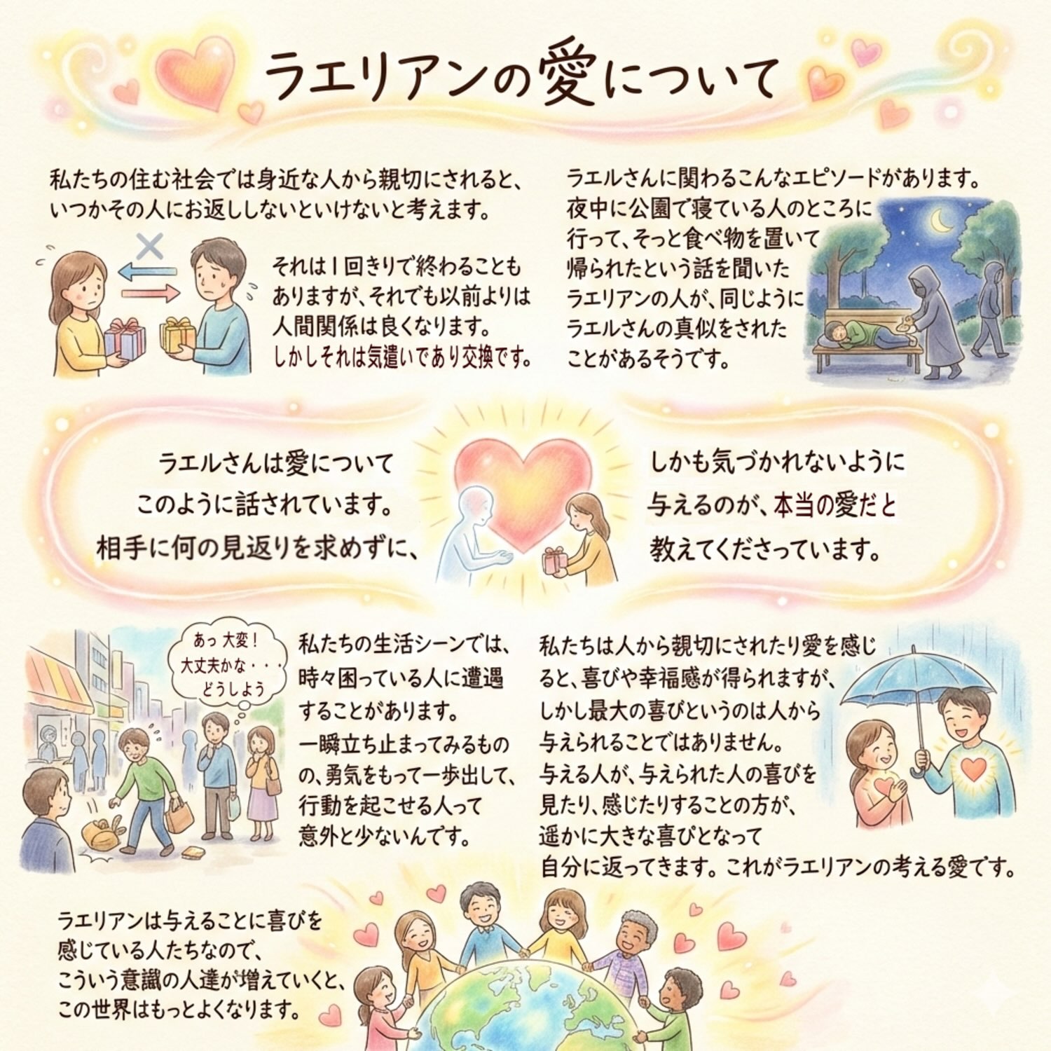 ラエリアンの愛のイラスト